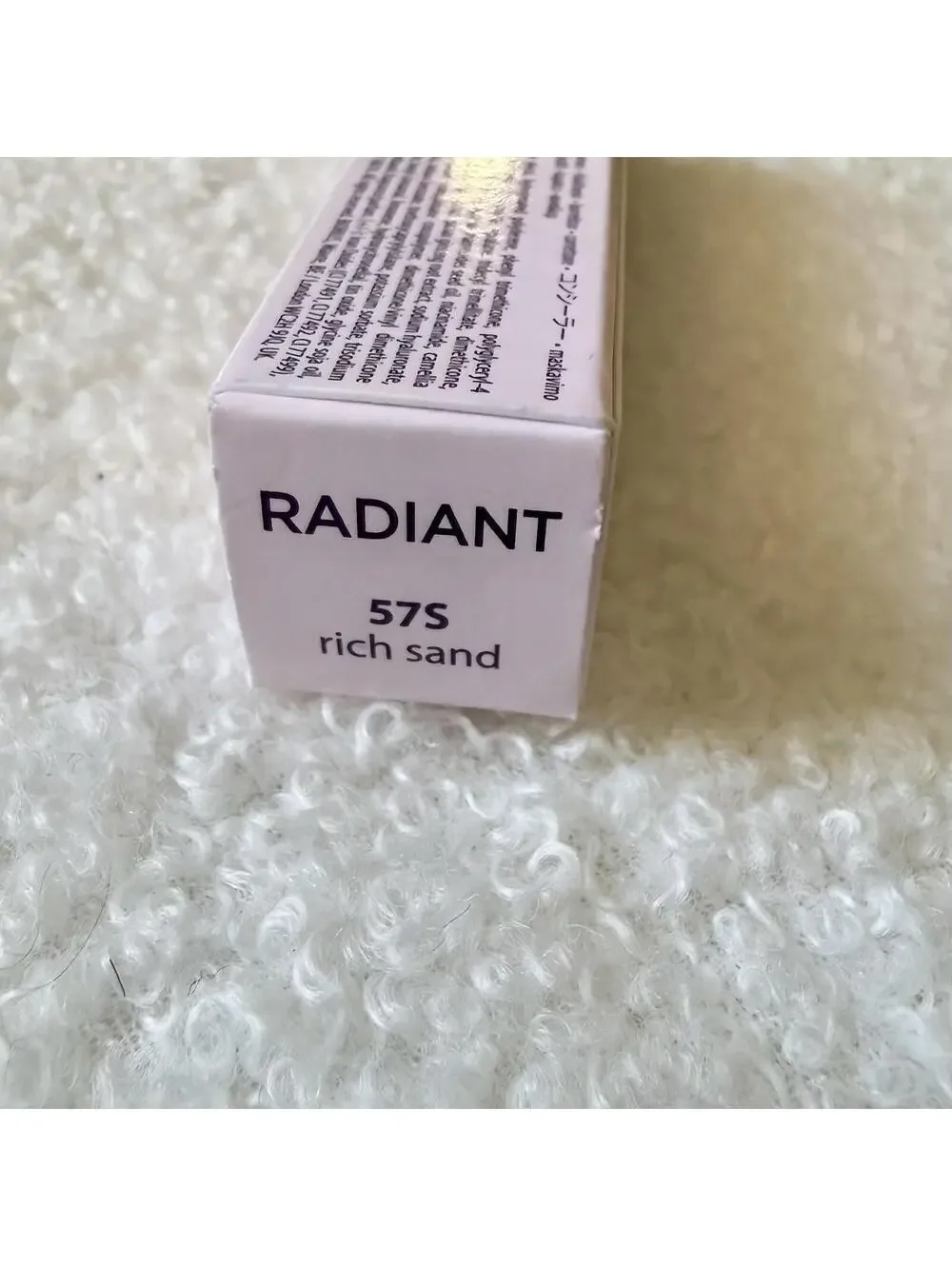 Tarte Shape Tape Radiant‎ Concealer 57S Rich Sand Medium-Buildable .033 fl oz